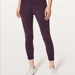 Lululemon High Times in Black Cherry